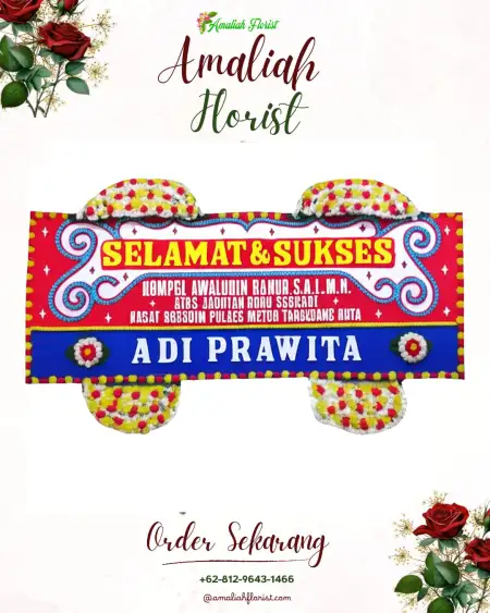 Papan Bunga Ucapan Selamat Asto Mulyo
